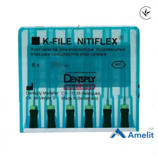 Інструмент ручний K-File Nitiflex №40, 25 мм (Dentsply Sirona), 6 шт./пак
